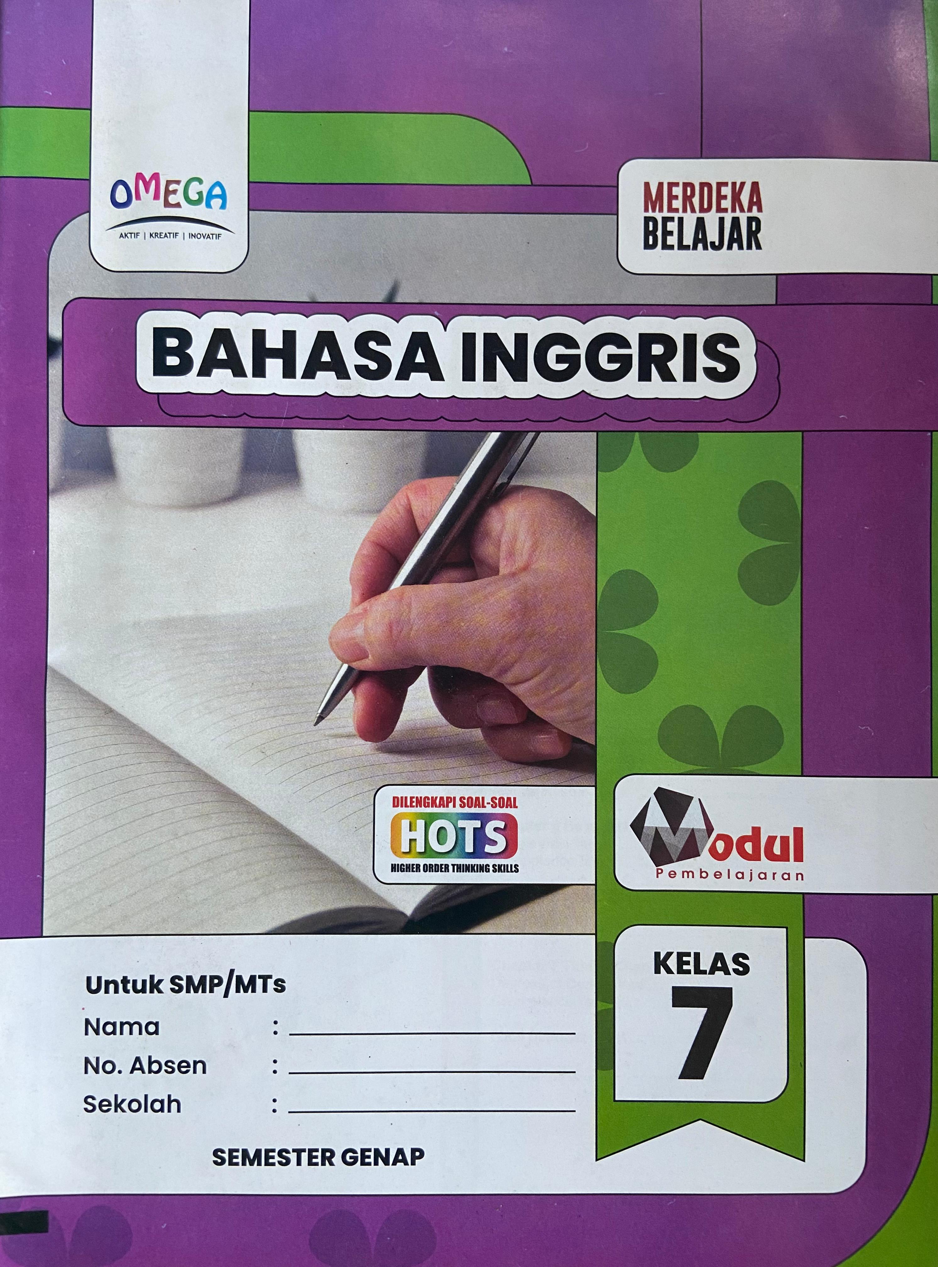 LKS Bahasa Inggris Kelas VII Semester 2